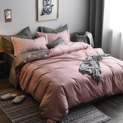 Lenjerie Bumbac Satinat, 4 Piese #BS600