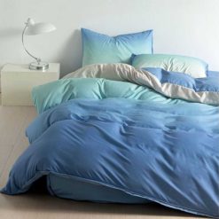 Lenjerie Bumbac Satinat cu 2 Fete, 4 Piese #BS647
