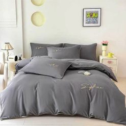 Lenjerie Lux, Finet Fin cu Broderie, 6 Piese #F806