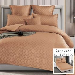 Lenjerie Finet, Carouri, Cearceaf cu Elastic, 6 Piese #FE326