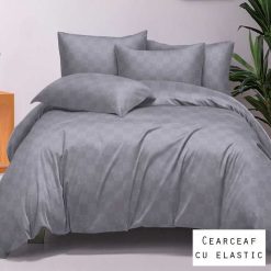 Lenjerie Finet, Lux, Patratele, Cearceaf cu Elastic, 6 Piese #FE391