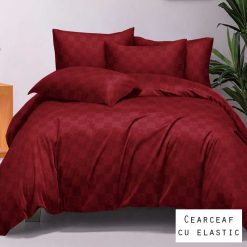 Lenjerie Finet, Lux, Patratele, Cearceaf cu Elastic, 6 Piese #FE386