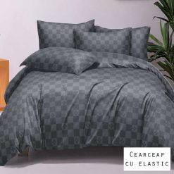 Lenjerie Finet, Lux, Patratele, Cearceaf cu Elastic, 6 Piese #FE387