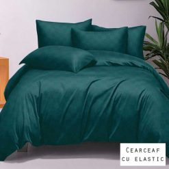 Lenjerie Finet, Lux, Patratele, Cearceaf cu Elastic, 6 Piese #FE388
