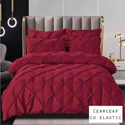 Lenjerie Finet, Pliuri, Cearceaf cu Elastic, 6 Piese #FE379