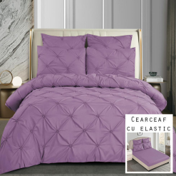 Lenjerie Finet, Pliuri, Cearceaf cu Elastic, 6 Piese #FE367