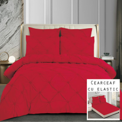 Lenjerie Finet, Pliuri, Cearceaf cu Elastic, 6 Piese #FE374