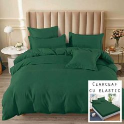 Lenjerie Finet cu 2 Fete, Cearceaf cu Elastic, 6 Piese #FE154