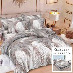 Lenjerie Finet cu 2 Fete, Cearceaf cu Elastic, 6 Piese #FE237