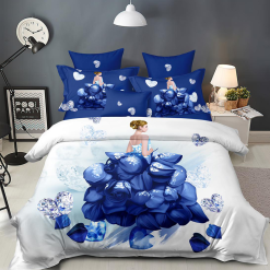 Lenjerie Finet cu 2 fete, Printesa, 6 piese #F702