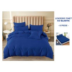 Lenjerie Finet cu 2 Fete, Cearceaf cu Elastic, 6 Piese #FE153