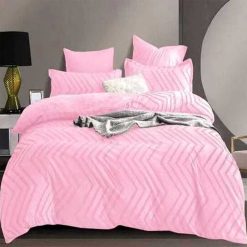 Lenjerie Grofata Jacquard Velvet Lux, 6 Piese #JQ02