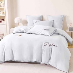 Lenjerie Lux, Finet Fin cu Broderie, 6 Piese #F666