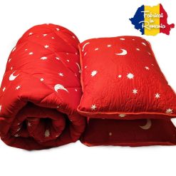 SET Pilota Rosie Luna si Stele 200x210 + 2 Perne 50x70